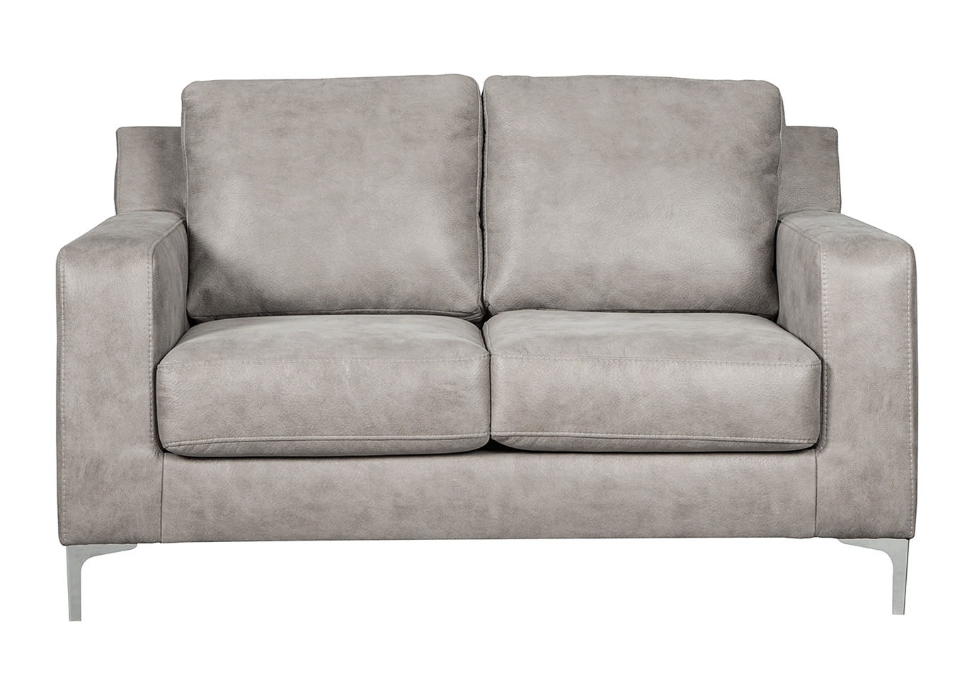 Furniture Mart Usa Ashley Langhorne Ryler Steel Loveseat Signature Design By Ashley