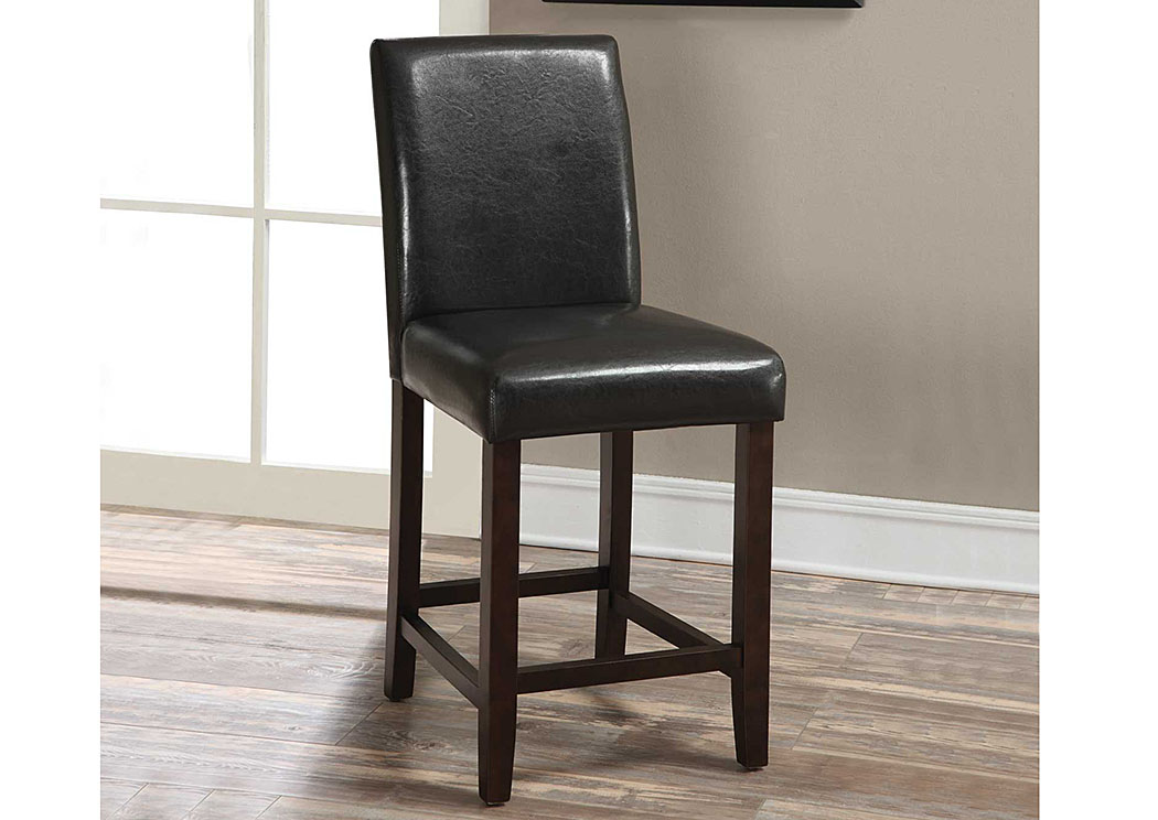 The Home Warehouse Ocean Nj Dark Brown Walnut 24 Bar Stool Dark Brown Walnut 24