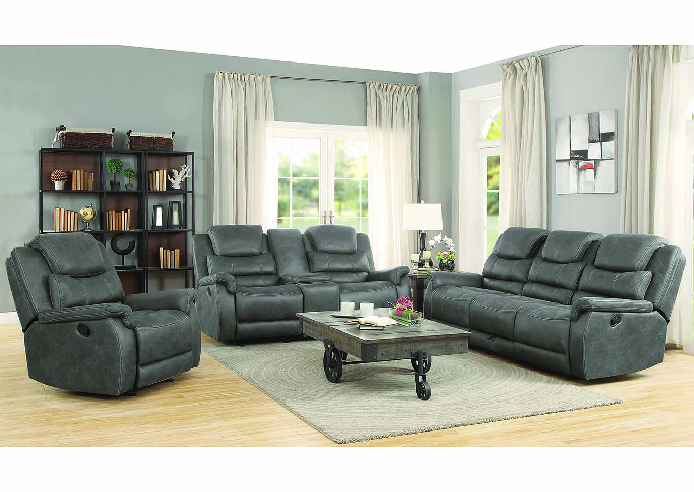 Furniture Mart Usa Ashley Langhorne Grey Reclining Sofa Coaster Furniture