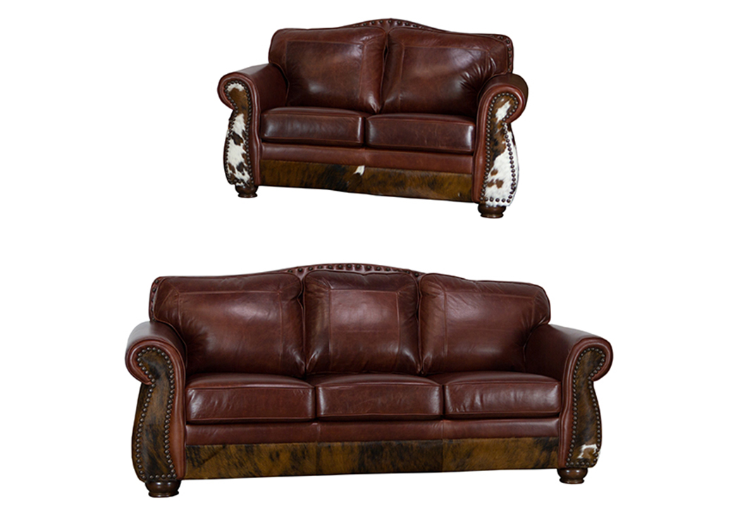 Renaissance Philadelphia Pa Leather Cowhide Sofa Leather Cowhide Sofa L M T Rustic